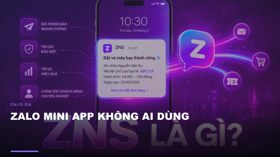 Zalo mini app không ai dùng