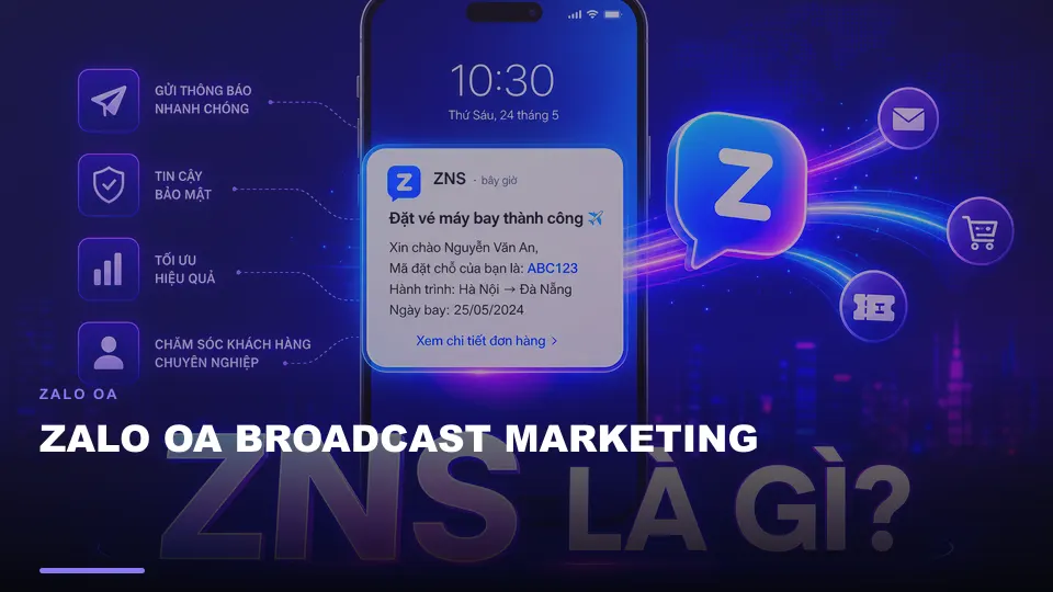 Zalo oa broadcast marketing