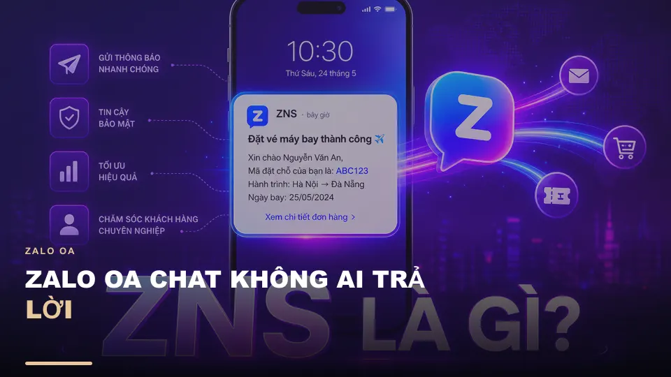 Zalo oa chat không ai trả lời