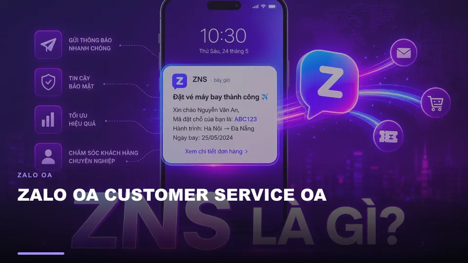 Zalo oa customer service oa