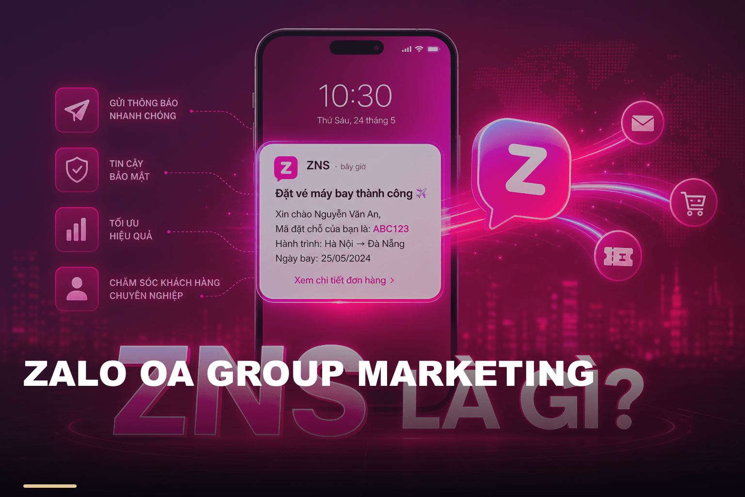 Zalo oa group marketing