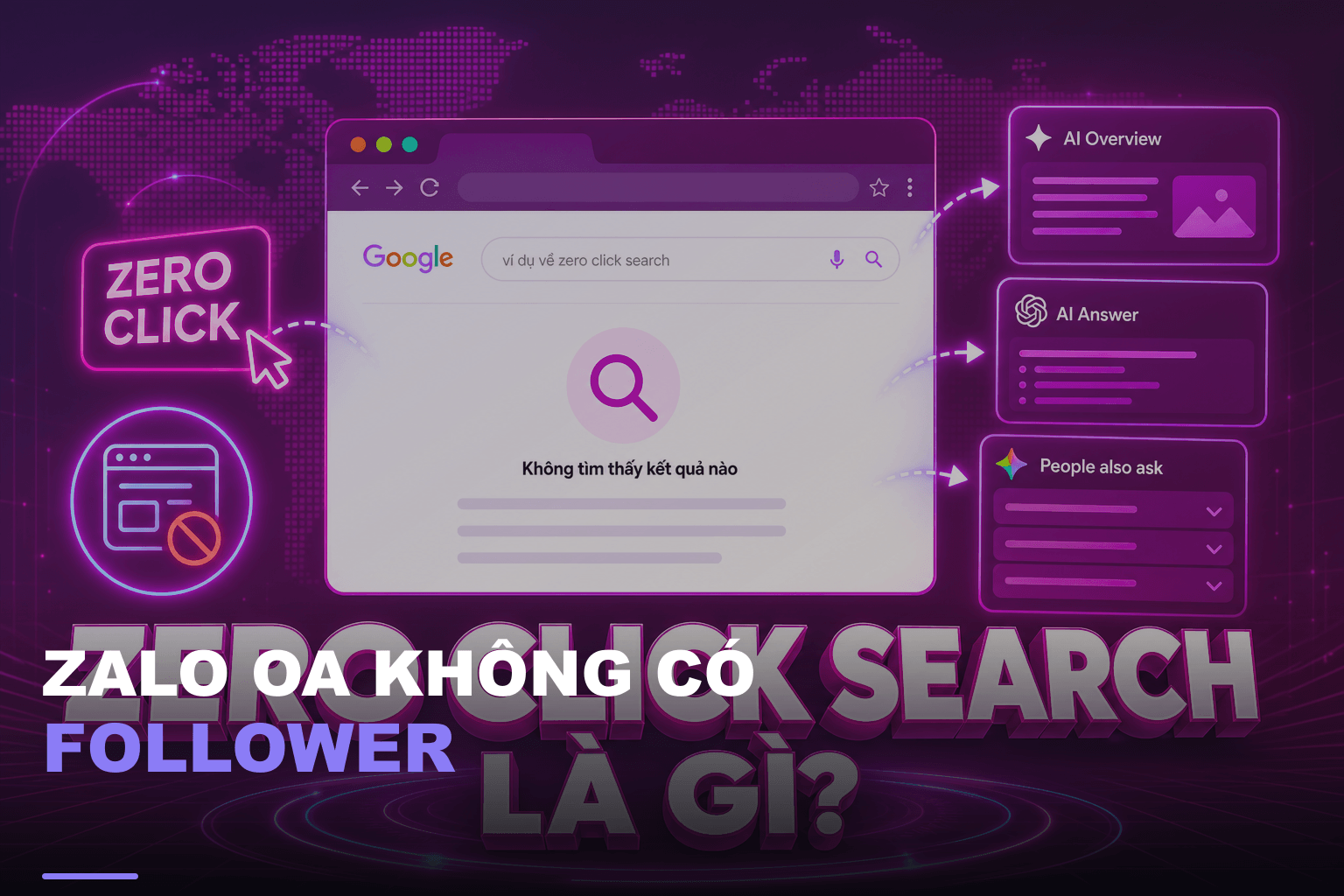 Zalo oa không có follower