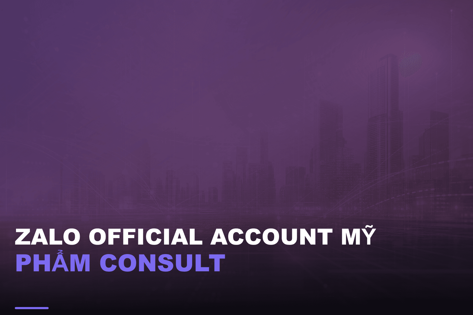 Zalo official account mỹ phẩm consult