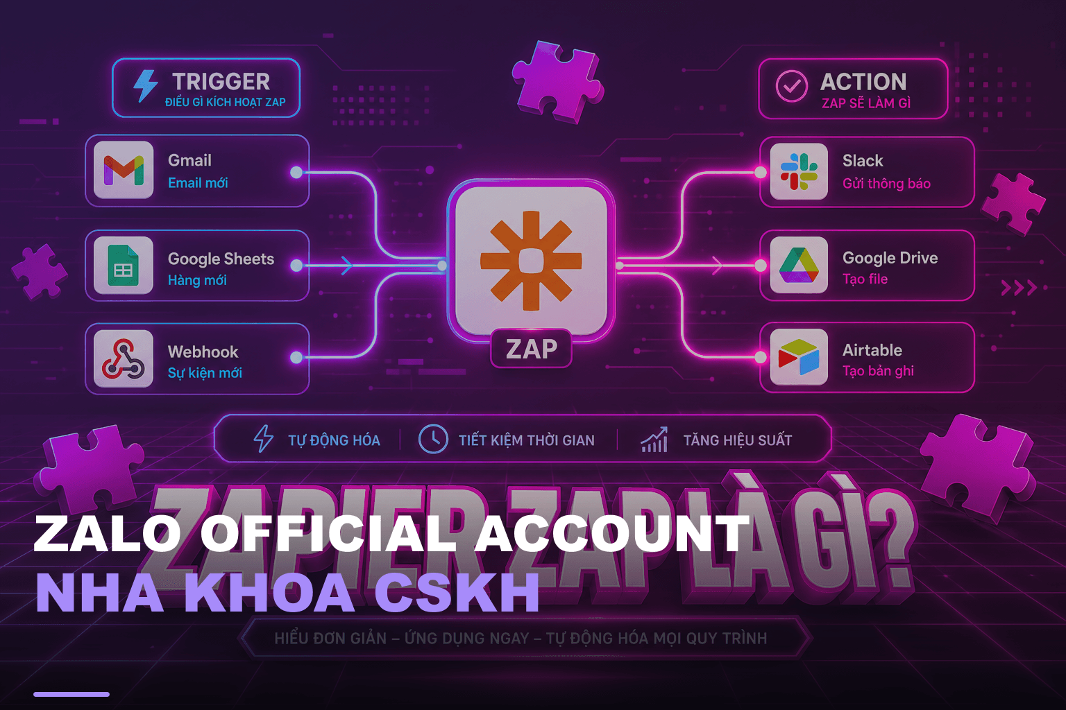 Zalo official account nha khoa cskh