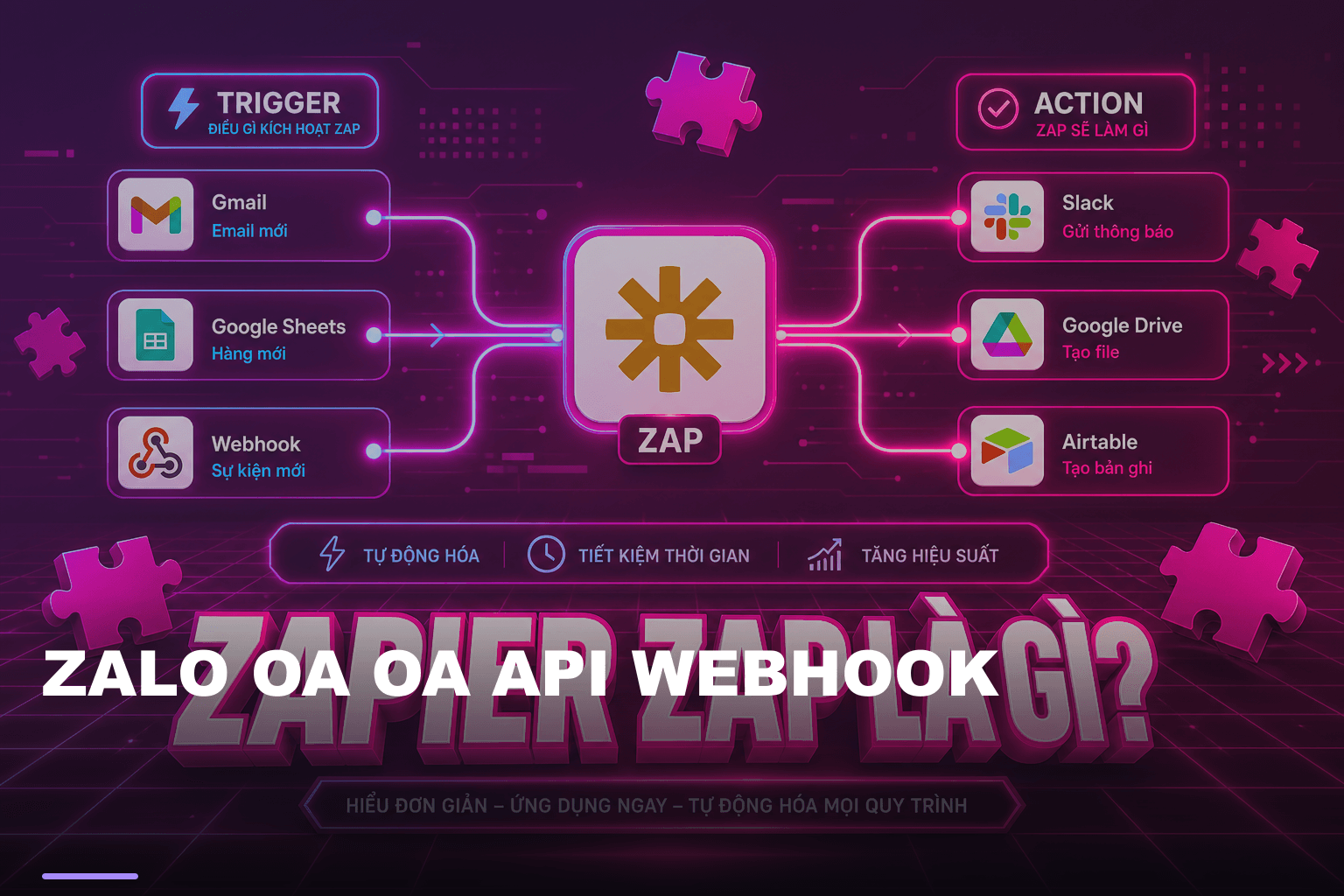Zalo oa oa api webhook