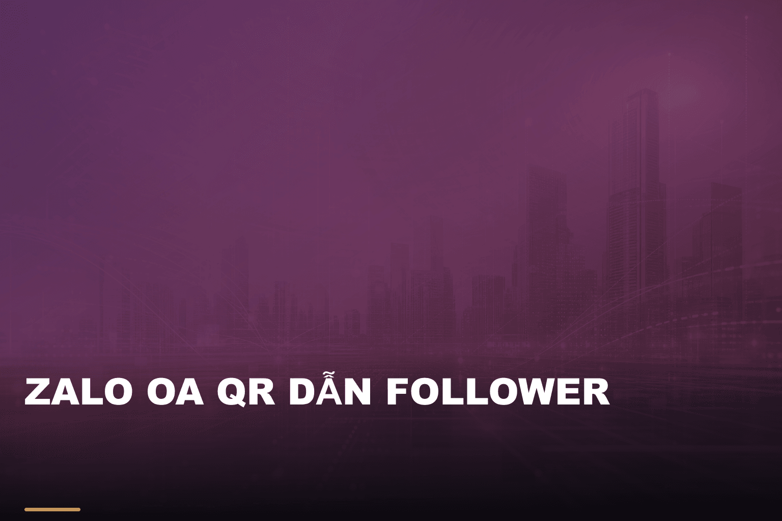 Zalo oa qr dẫn follower