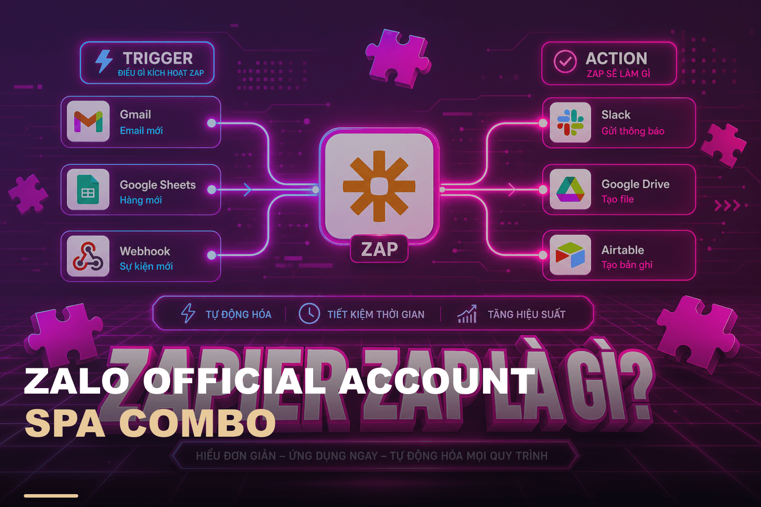 Zalo official account spa combo