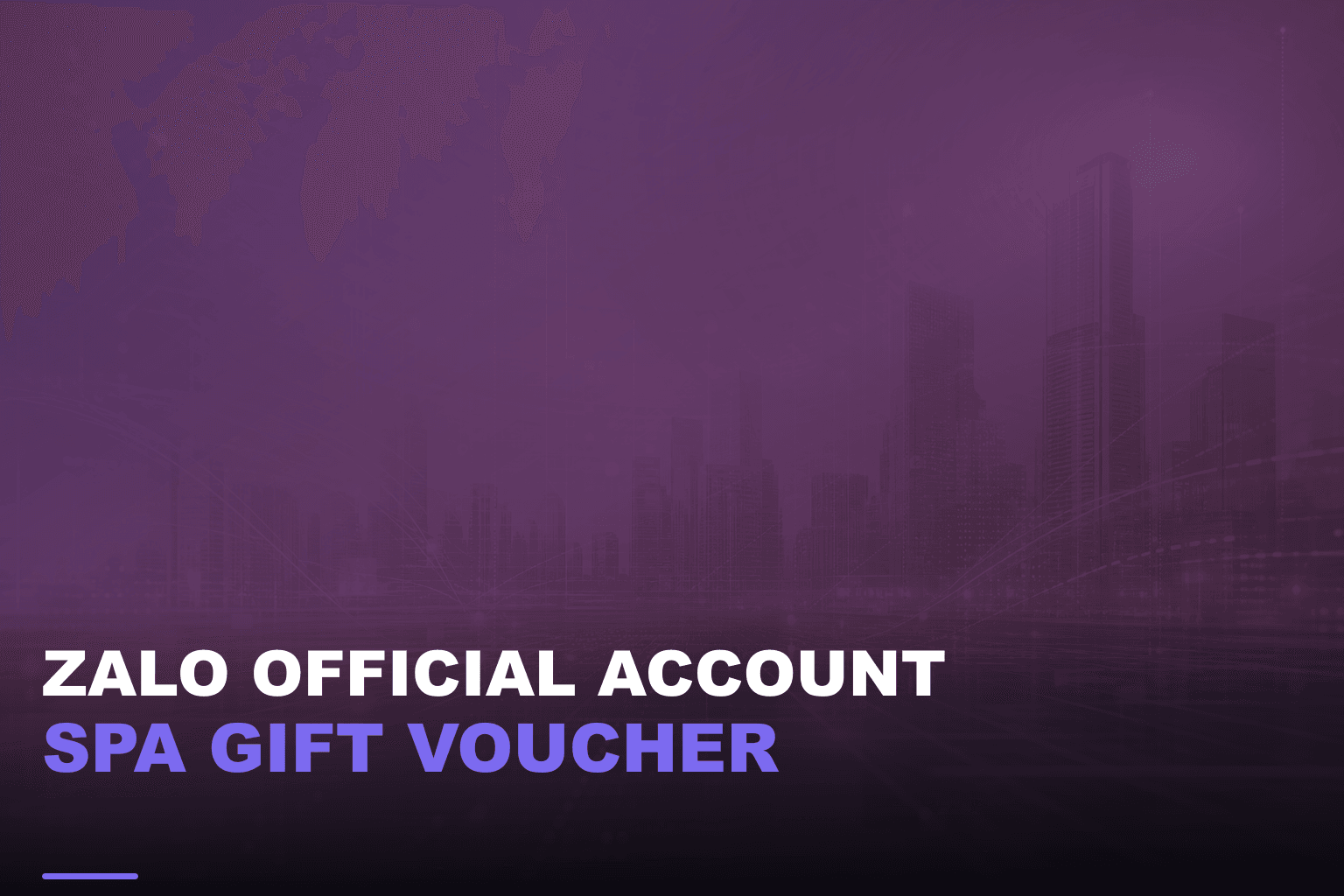 Zalo official account spa gift voucher