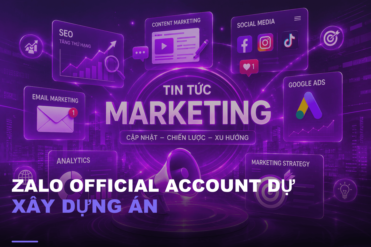 Zalo official account xây dựng dự án