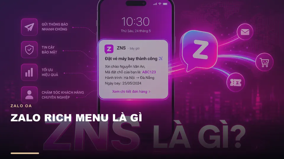 Zalo rich menu là gì
