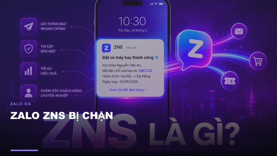 Zalo zns bị chặn