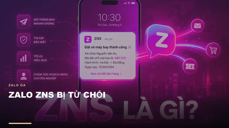 Zalo zns bị từ chối