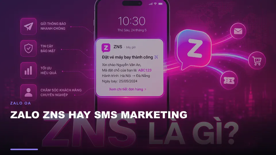 Zalo zns hay sms marketing