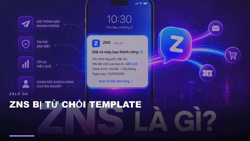 Zns bị từ chối template