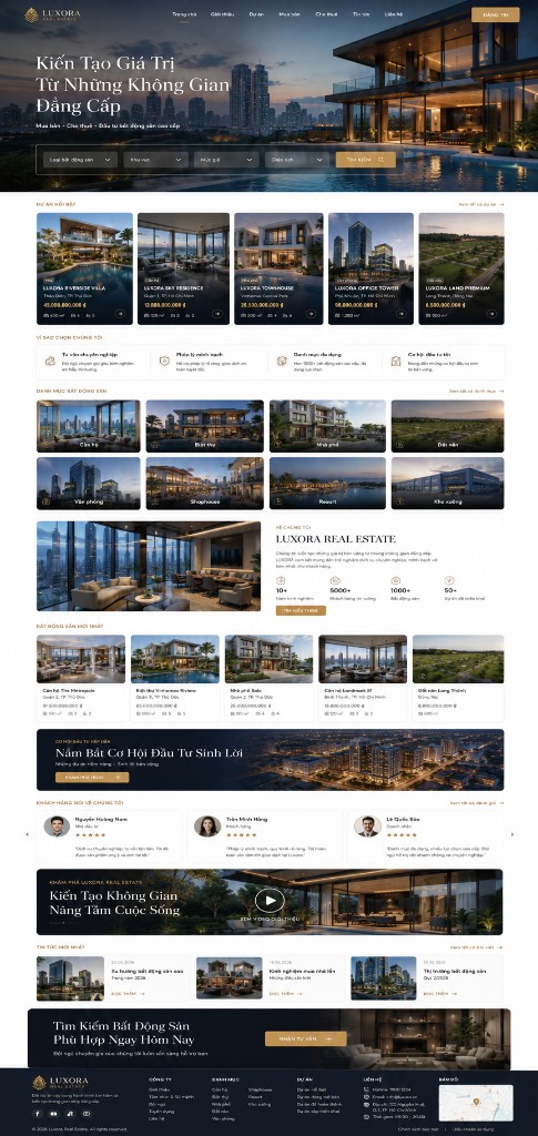 Thiết kế website bất động sản