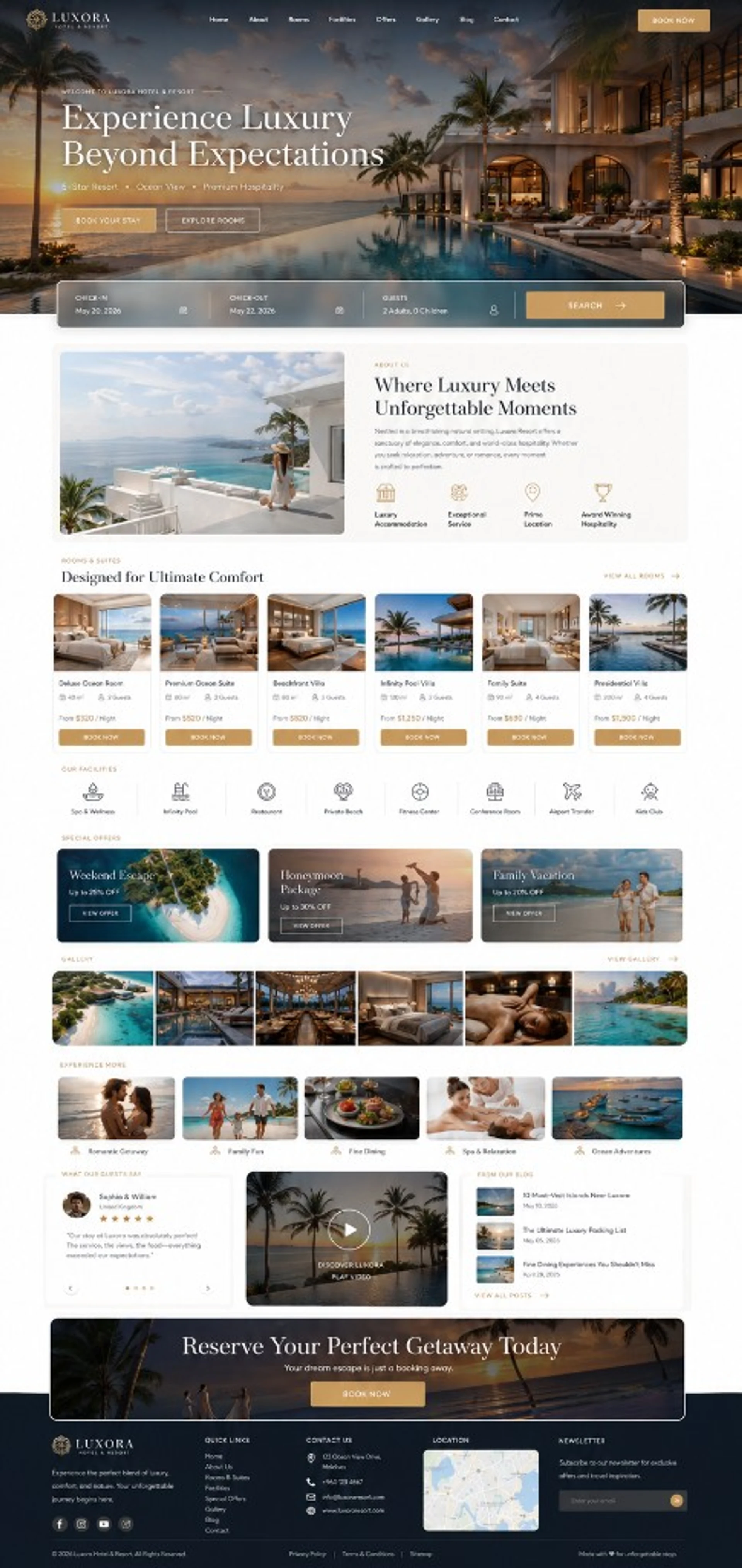 Thiết kế website khách sạn