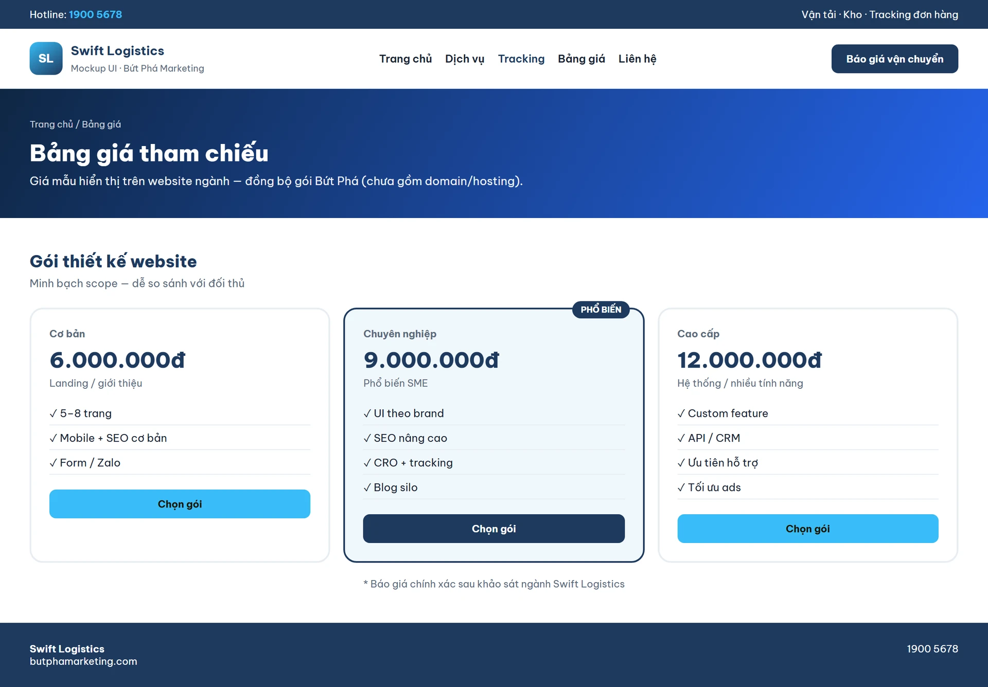 Tra cứu vận đơn trên website logistics