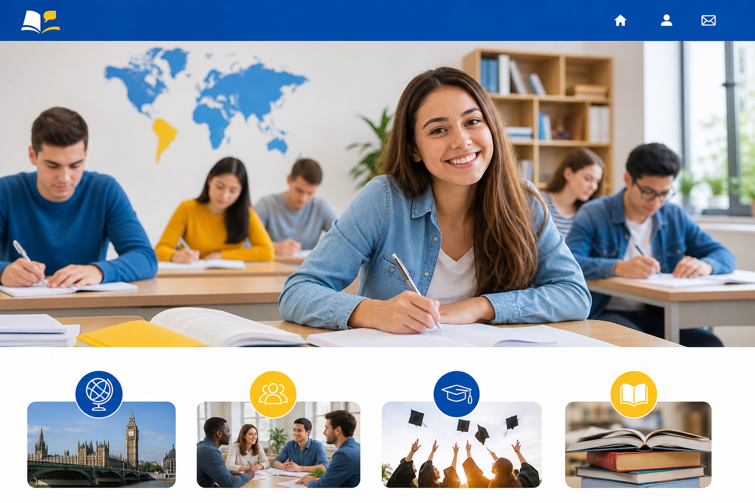 thiết kế website trung tâm anh ngữ