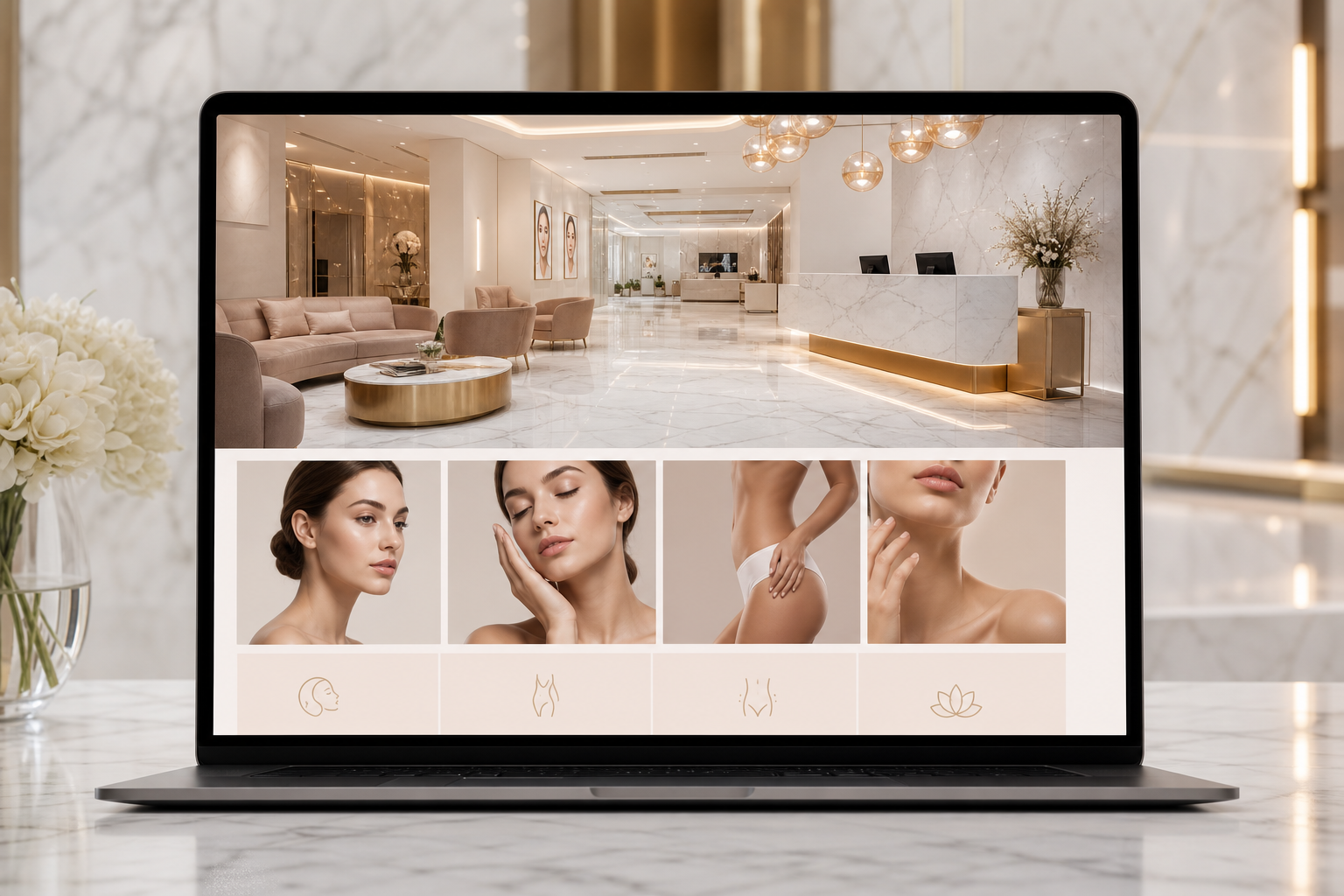 thiết kế website thẩm mỹ viện